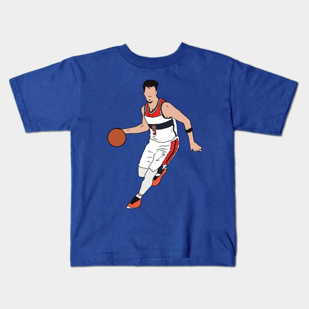 Deni Avdija Dribbling Kids T-Shirt by rattraptees